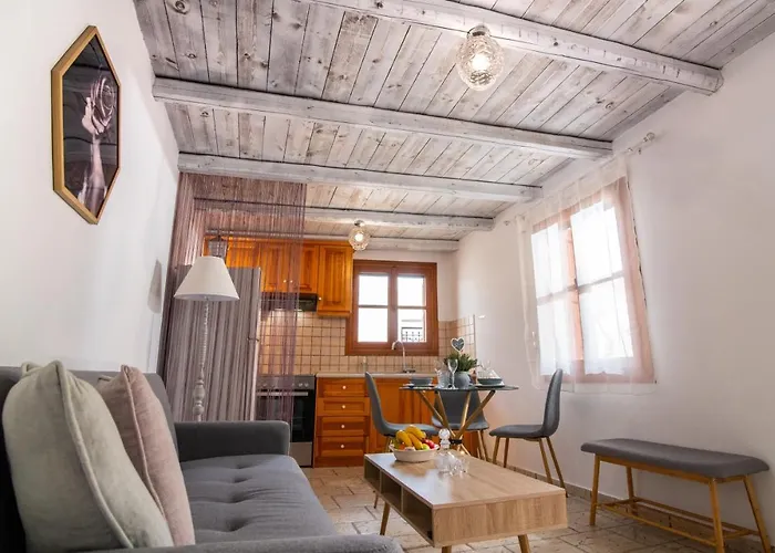 度假居 Avli Traditional With Private Jacuzzi 赫索尼索斯